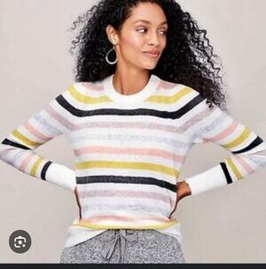 LOFT Pastel Striped Women's Sweater